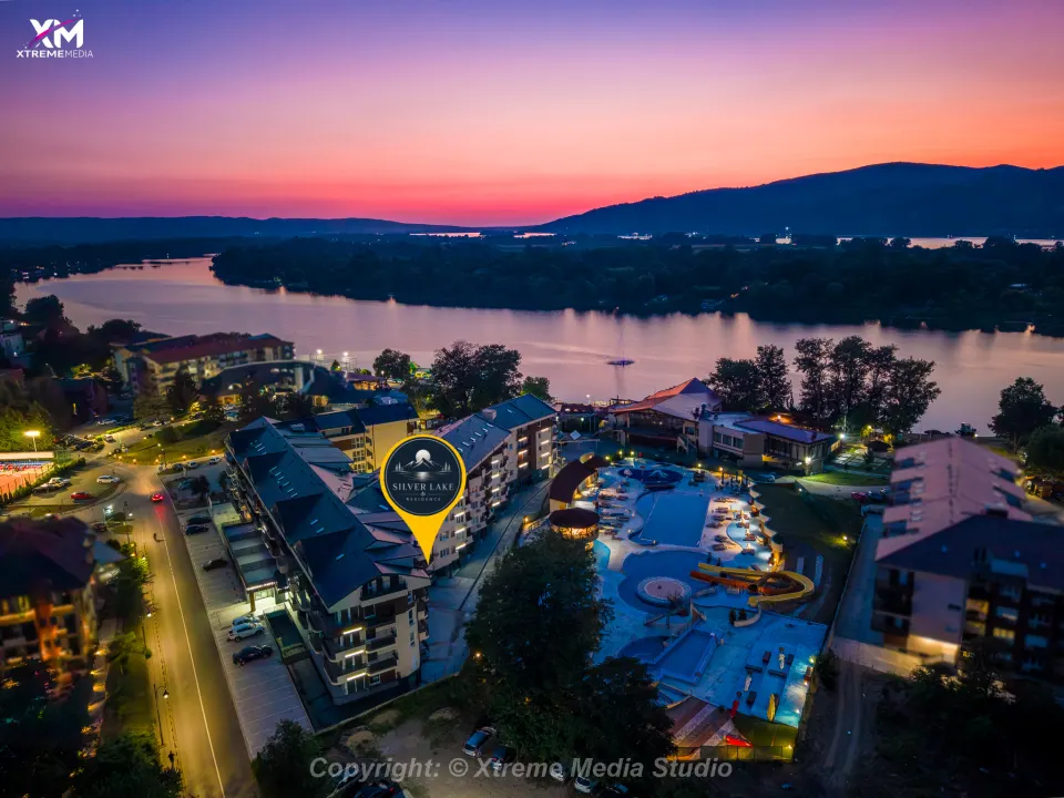 Sunset over Silver Lake